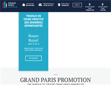 Tablet Screenshot of grandparispromotion.fr